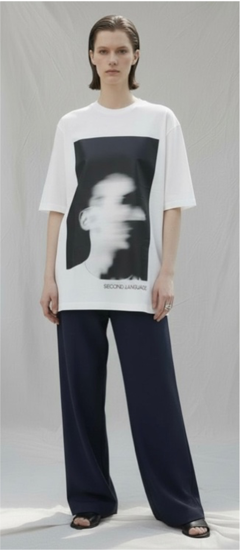 コーデゥラナイロン グラフィックTシャツ/A40597