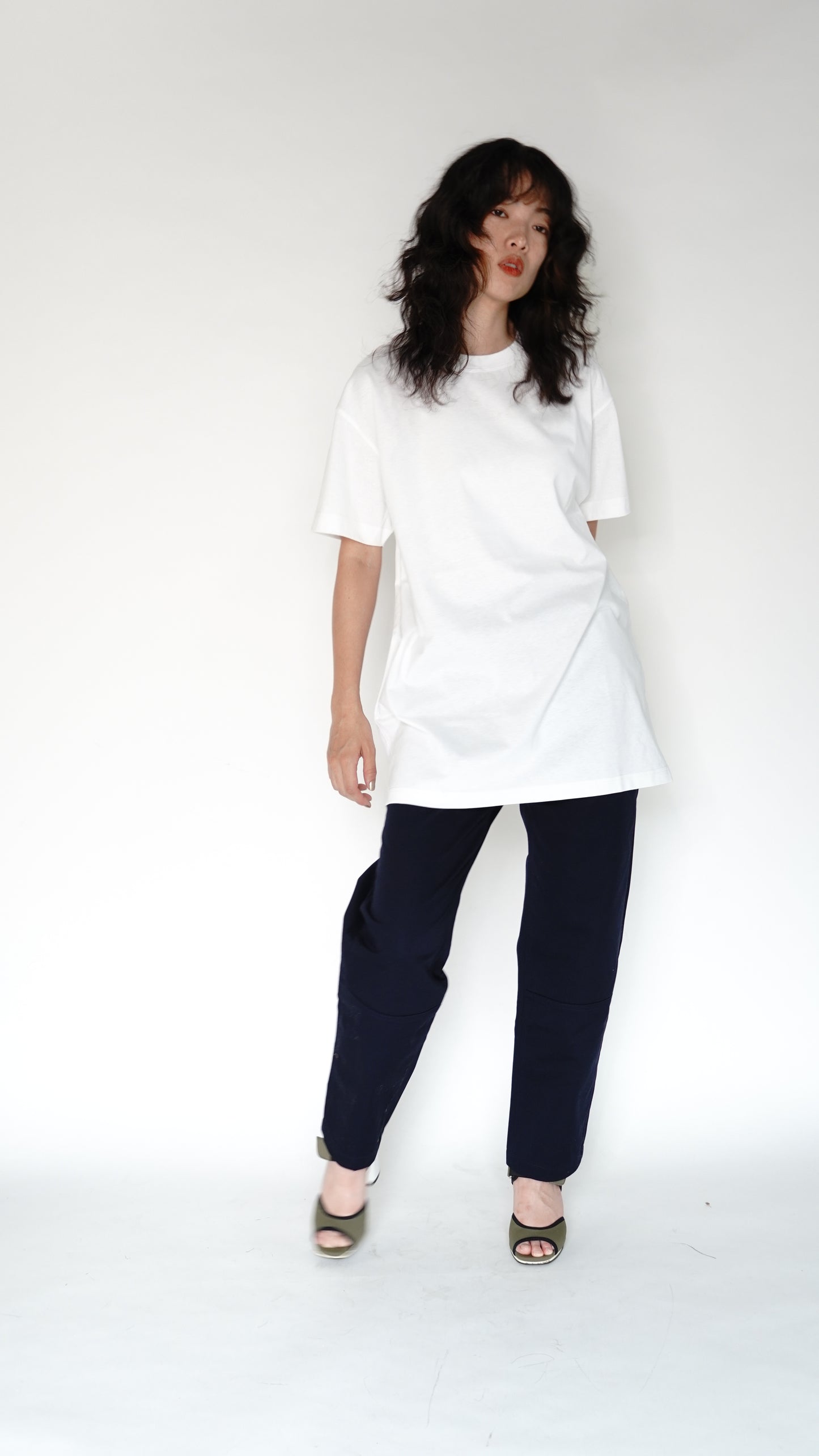 コットン シルケット加工Tシャツ/A25597