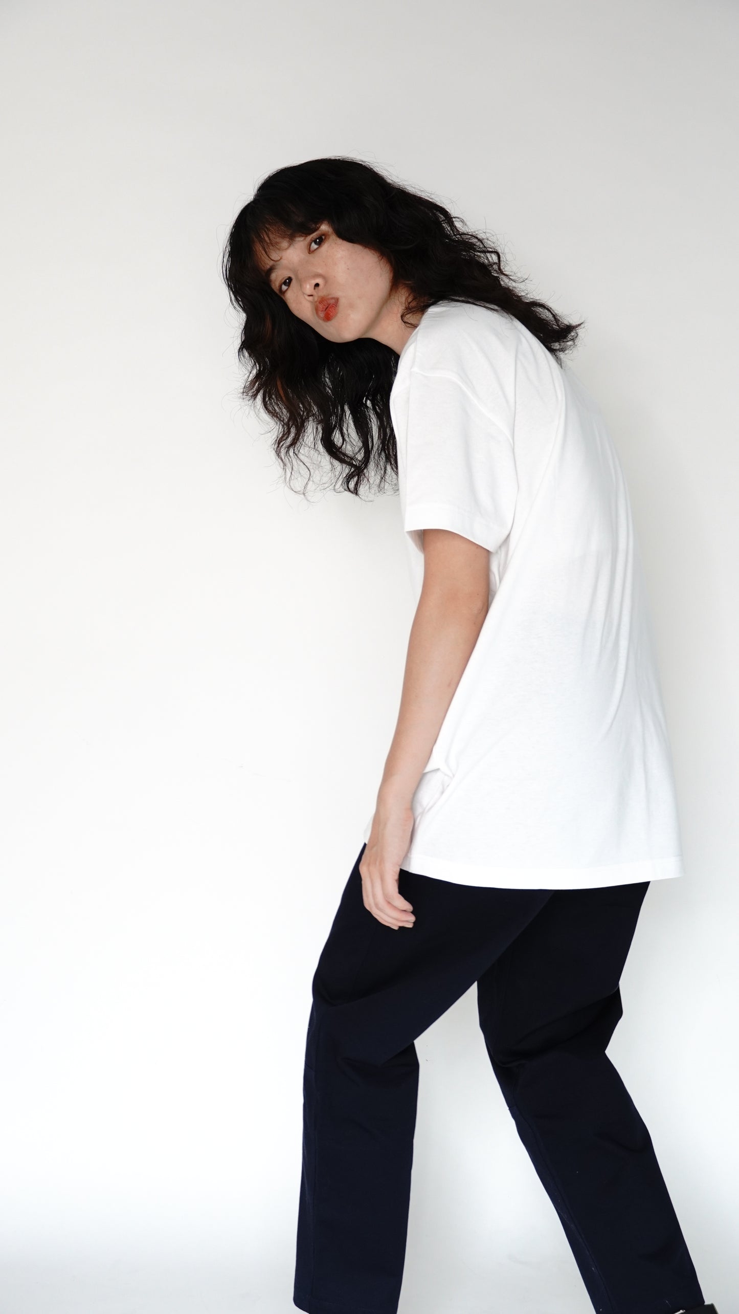 コットン シルケット加工Tシャツ/A25597