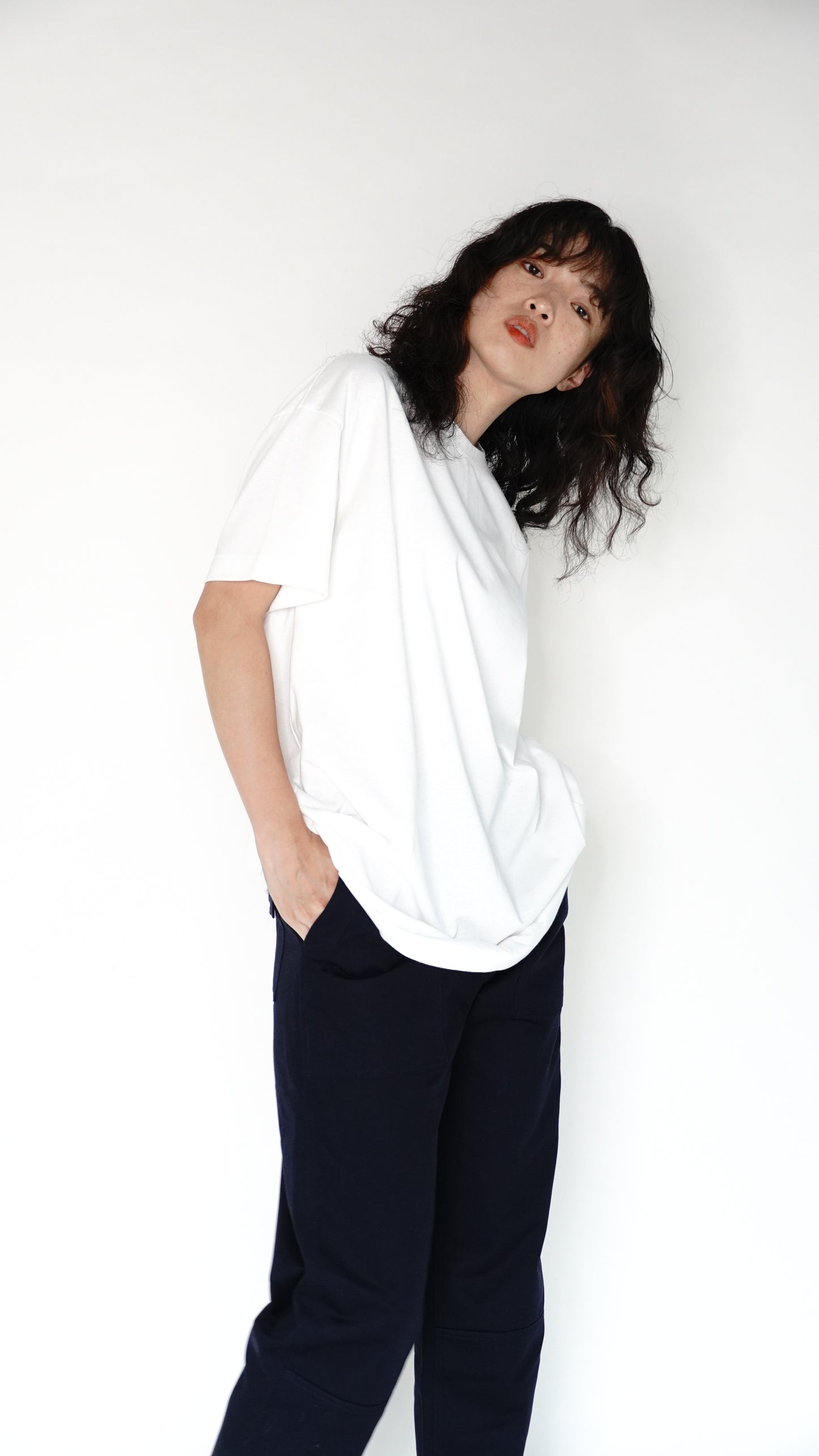 コットン シルケット加工Tシャツ/A25597