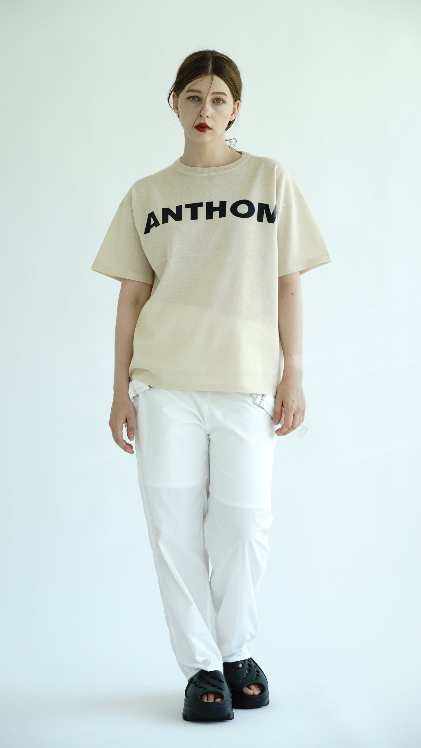 リネン プリント シアーKNIT-T/A31510