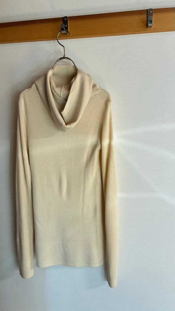 ウール混 定番リブフーディKNIT /A26517