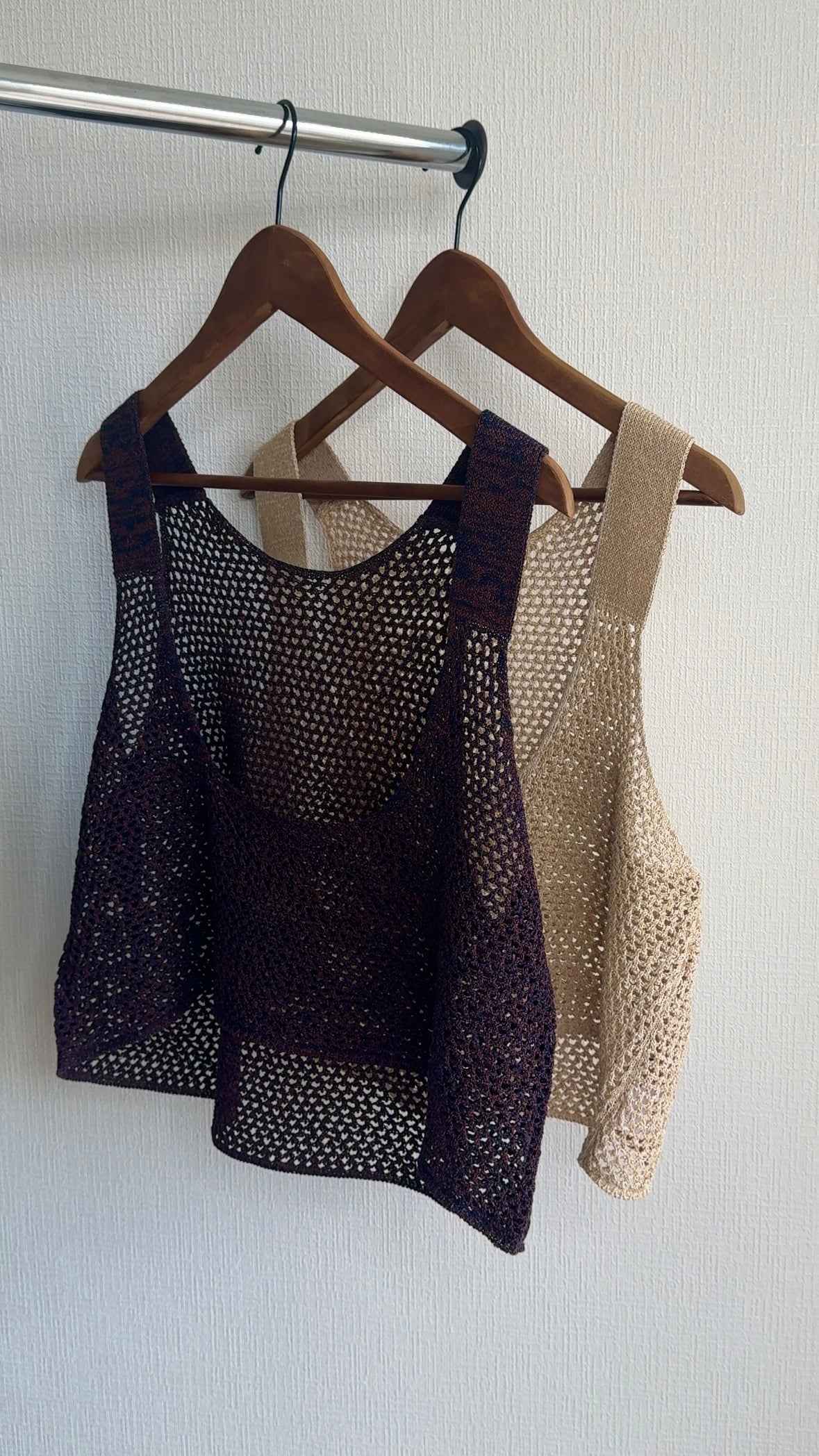 和紙⽷ UネックKNITベスト/A31527