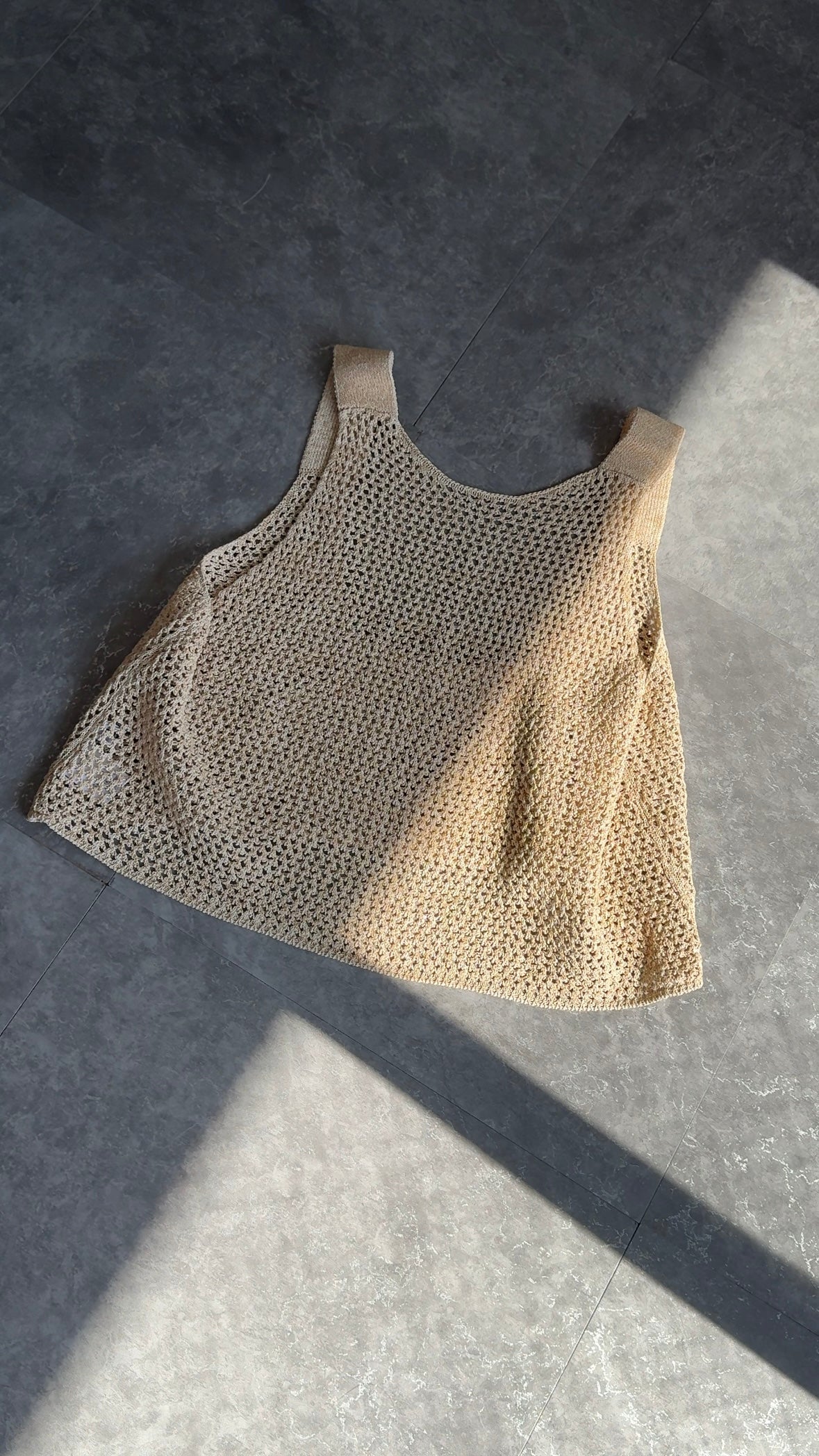 和紙⽷ UネックKNITベスト/A31527