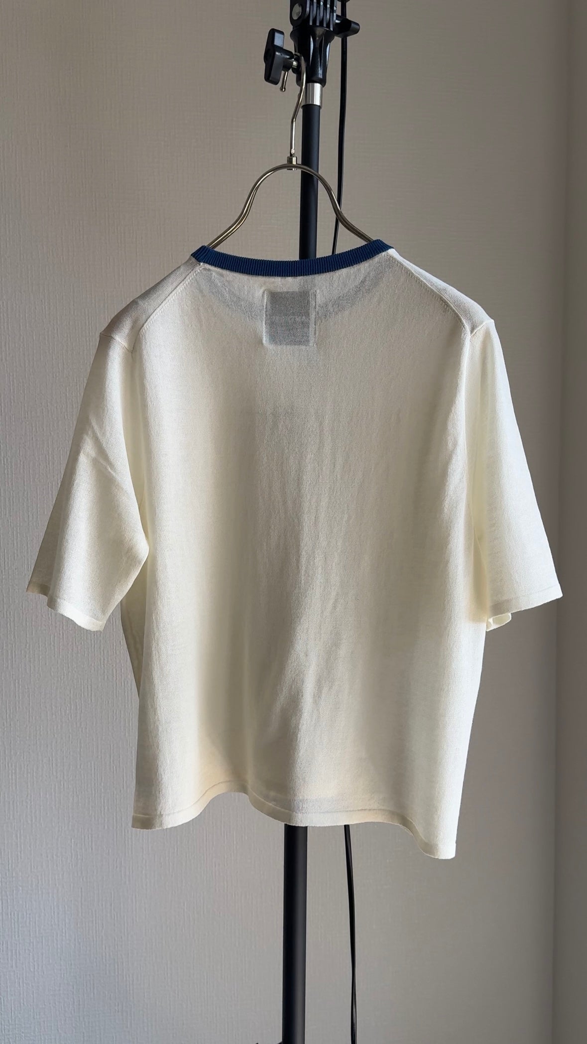 超⻑綿 リンガーKNIT Tシャツ/A31517