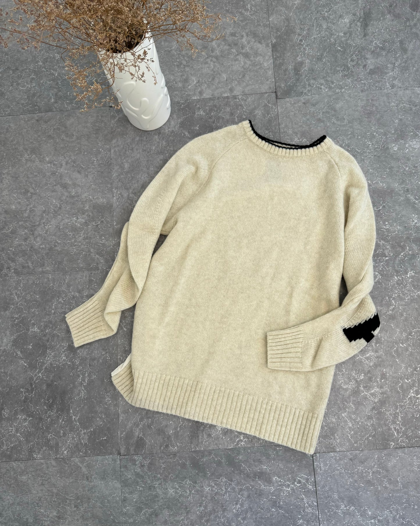 ウール　ドッキングKNIT/A30521