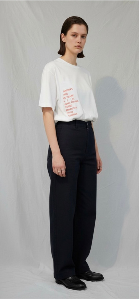 コーデゥラナイロン　脇プリントTシャツ/A40581