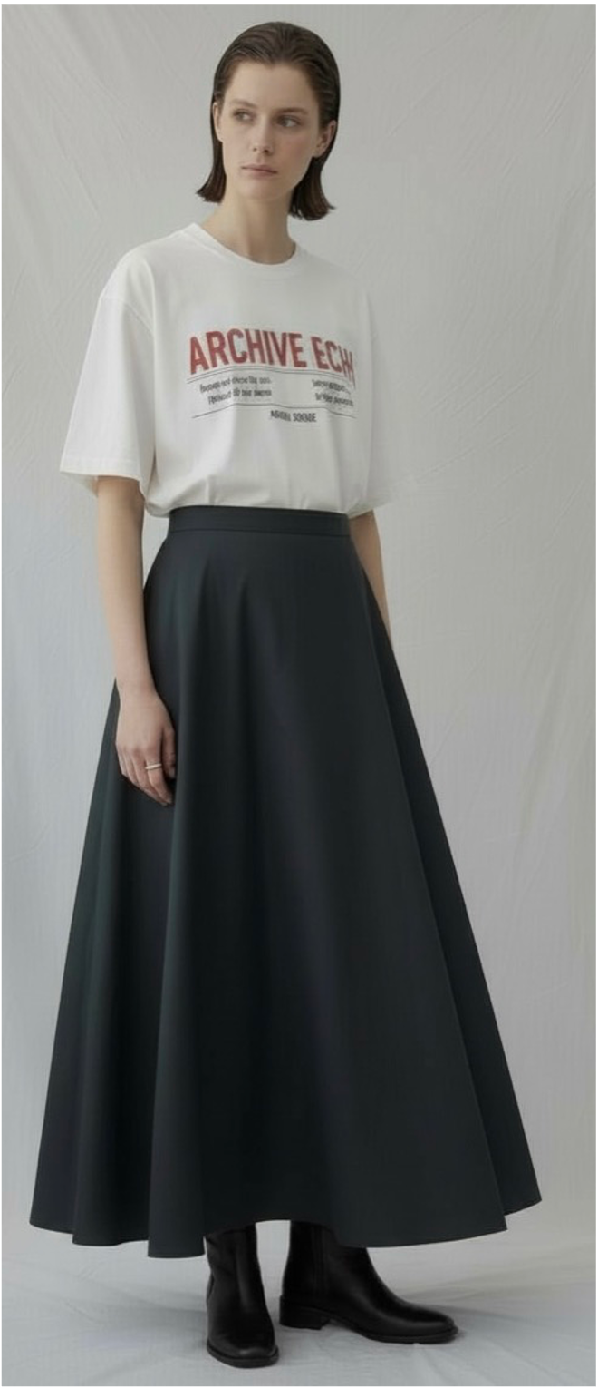 コーデゥラナイロン　フロントTシャツ/A40585