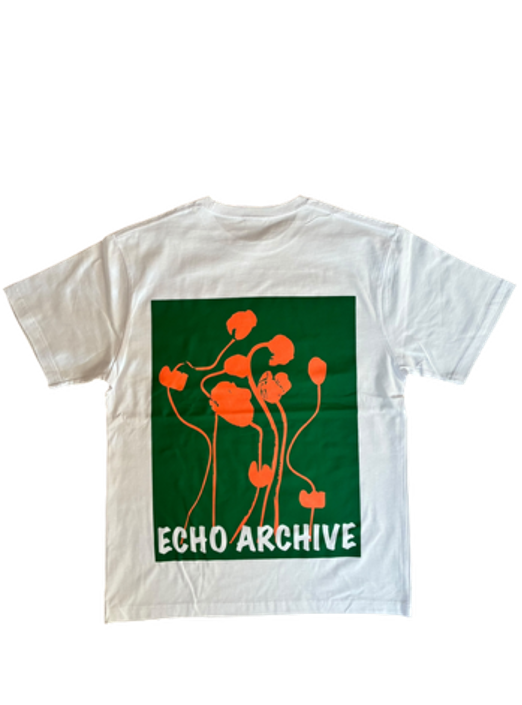 コーデゥラナイロン  バックグラフィックTシャツ/A40589