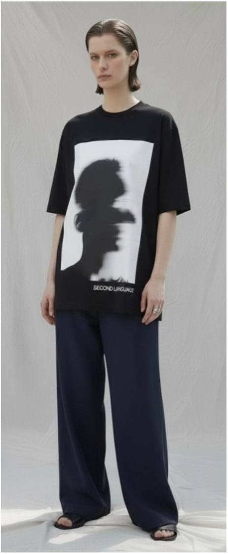 コーデゥラナイロン  グラフィックTシャツ/A40597