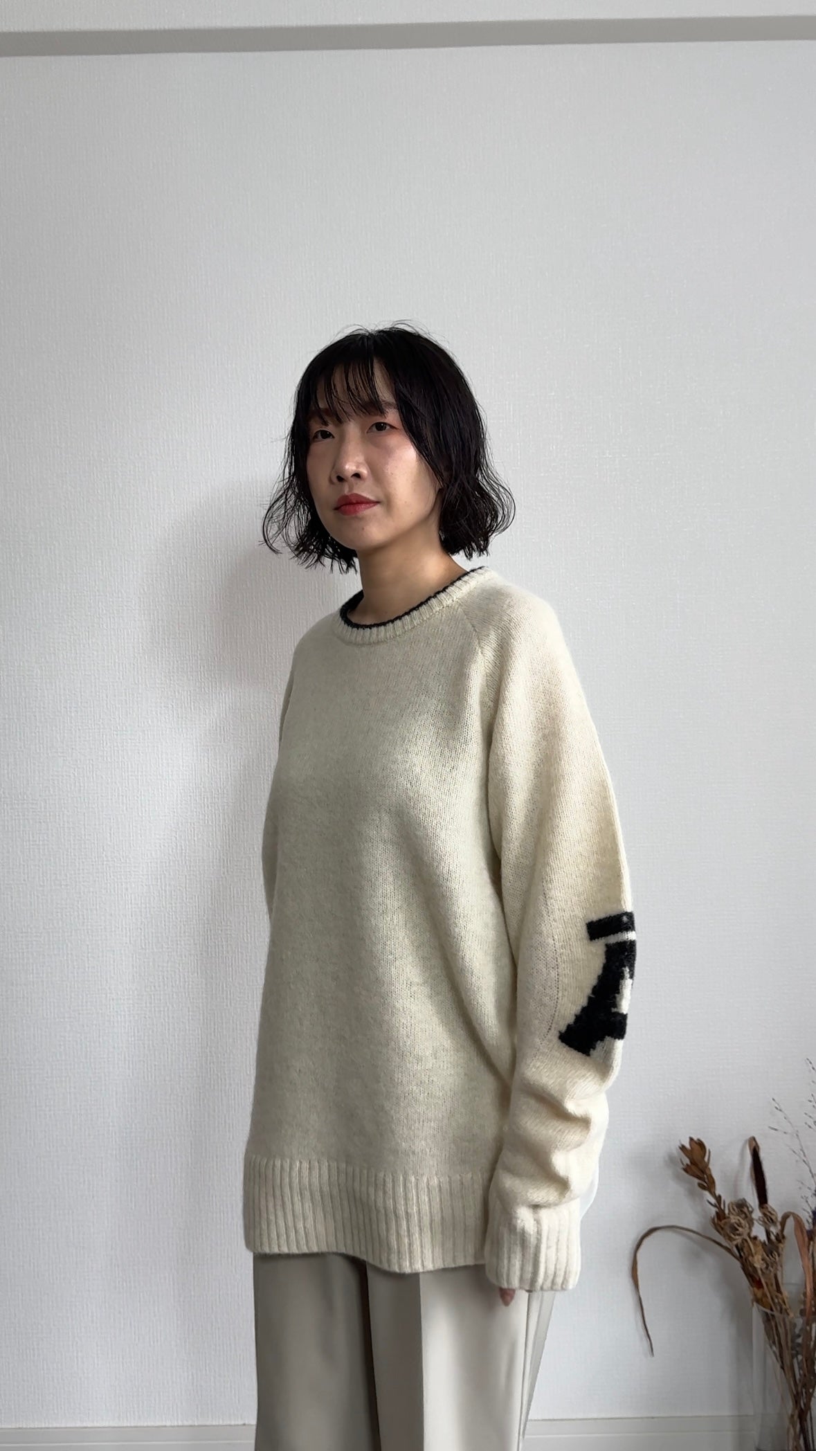 ウール　ドッキングKNIT/A30521