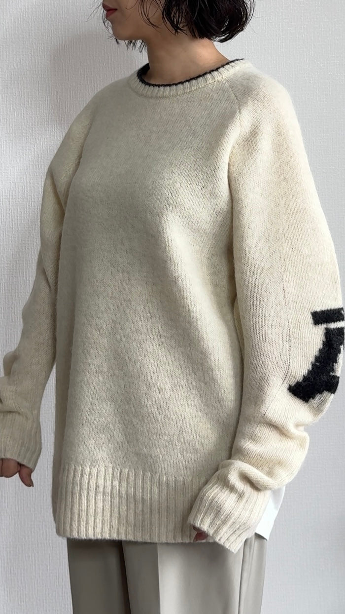 ウール　ドッキングKNIT/A30521