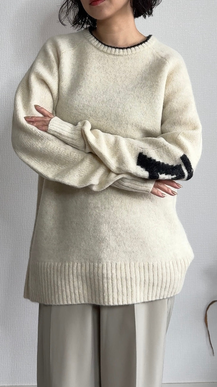 ウール　ドッキングKNIT/A30521