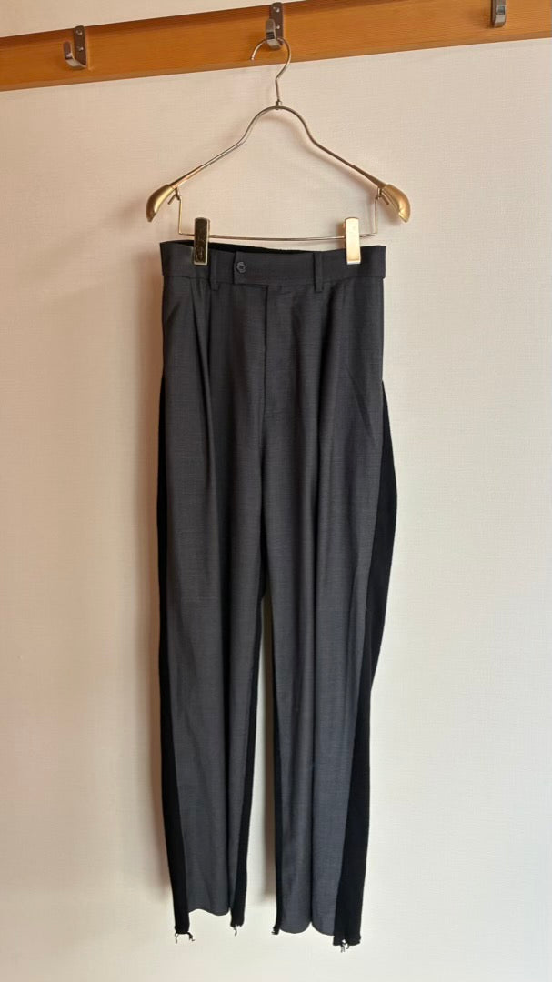 ウール100% 　KNITドッキングパンツ/A32546